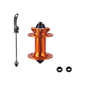 Bicycles Front Rear Hub Bike Hub 4 Bearing Front Rear 28/32/36 Hole Thru Disc Brake Bicycles Hub Easy to Use