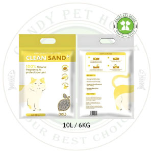 Clean Sand+Pasir Kucing / High Quality Cat Litter - 10L/6KG