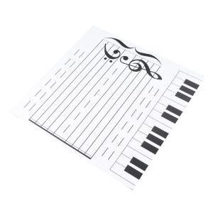 DIVATEN ic Dry Erase Board Music Lessons Teaching Tool Reading Surface Music Teaching Board Portable Dry Erase Note Reading Board For Piano Teacher