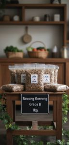 Bawang goreng 1 kg Grade B tepung