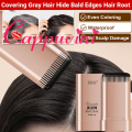 Waterproof Hair Dye Comb - Sweat-Proof Fast Color Stick for Gray Hair Bald Edges. 