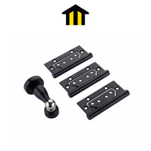 MONZA บานพับสแตนเลสx3 + ที่ขั้นประตูx1 ห้องนั่งเล่น ห้องครัว ห้องนอน ห้องนํ้า โฮมออฟฟิศ No.Y2027