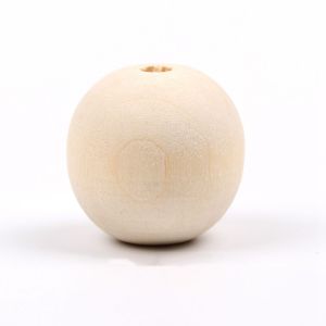 SFHDF Handmade 6-25mm Wooden Bracelet Jewelry Making Lead-Free Unfinished Round Balls Necklace Accessories Loose Beads Wood Beads