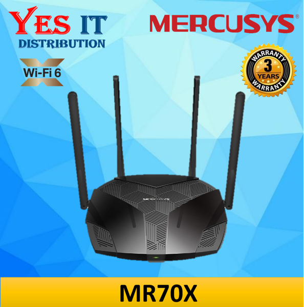 router wifi 6 mr70x dual band ax1800 gigabit mercusys iptv