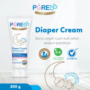 Pure BB PUREBB Diaper Cream 200gr & 100gr Hypoallergenic - Krim Pelindung Kulit Bayi
