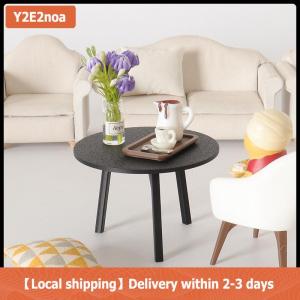 【Local shipping】 1 12 Dollhouse Simulation Mini Black Round Table Model Dollhouse Living Room Furniture Decoration Dolls House Pretend Play Toys