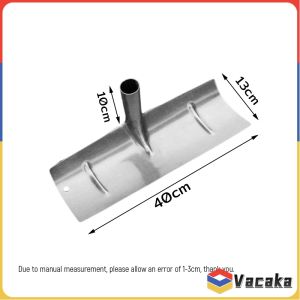 Vacaka Professional Iron Livestock Manure Scraper Shovel Multifunctional Shovel Head for Farm and Garden