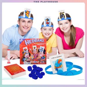 Playhouse Hedbanz Board Game MultiPlayer for Family 3-4 years