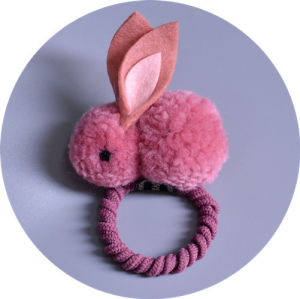 Ikat Rambut motif Kelinci lucu Aksesoris lucu