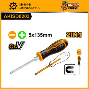 Tua vít 2 đầu 135mm Ingco AKISD0203
