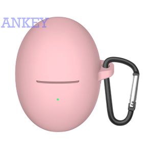 Soft Case Silikon Kompatibel Untuk TWS Huawei Freebuds 5 + carabiner