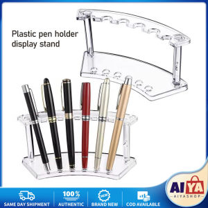 Acrylic Pen Holder Display Stand Multifunctional Nail Brush Holder Makeup Brush Rack Transparent Ballpoint Pen Organizer Storage