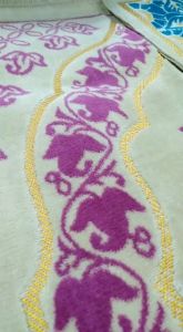 Sajadah Turki Lebar Super Spiegel Gold: Sejadah Beludru Seserahan/Oleh Oleh Haji/Umroh