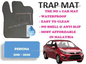 Persona 2018 TrapMat Customize Car Floor Mat 100% Waterproof Anti Slip Easy to Clean(Front & Rear) - Proton Accessories