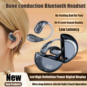 New Wireless Bluetooth Headset Ear-hook Style Without Earmuffs For Sports Long Battery Life High Sound Quality Digital Display Of Power