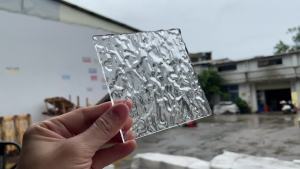 5MM PMMA Acrylic Board ClearTransparent Wave Ripple Surface Sheet Plexiglass For Painting/Jewel Display/Advertising/DIY Projects