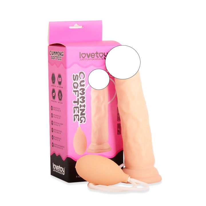 Monstermarketing Lovetoy 8.5 inch Soft Ejaculation Cock Cumming Softee Squirting  DIldo Sex Toys For Girls Sex Toys For Women | Lazada PH