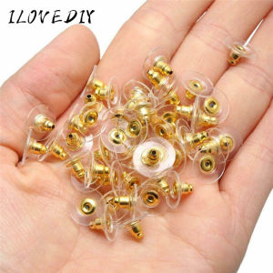 [ILOVEDIY] 30pcs/lot Rubber Earring Backs Stopper Earnuts Stud Earring Back Supplies For Jewelry DIY Jewelry Findings Making Accessories