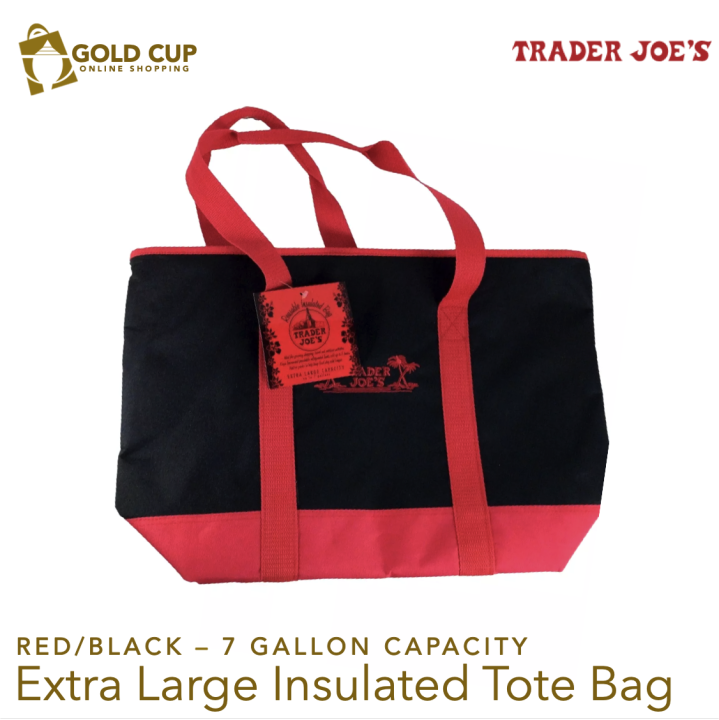Trader Joes Tote Bag Extra Large Insulated Bag Gallon