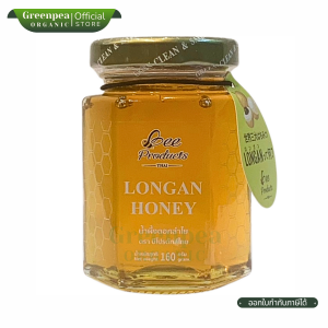 Bee Products Thai Longan Honey น้ำผึ้งดอกลำไย ขนาด 160 กรัม น้ำผึ้ง กลิ่นหอม รสหวาน บีโปรดักส์ไทย