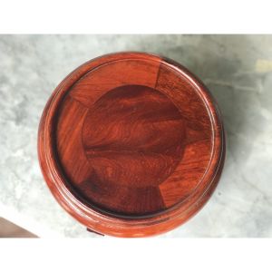 Kỷ Tròn Gỗ Hương Đá – Kê Bát Hương Tượng Gỗ Đồ Thờ Cúng Gọn Gàng & Sang Trọng