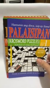 Pinoy Palaisipan Krosword Puzzle (32pgs) Book Tagalog Crossword Book for Adults & Seniors