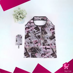 BabyShop-T47 Tas Belanja Lipat Karakter Shopping Bag Reusable Bag Serbaguna / Kantong Belanja Ramah Lingkungan Souvenir Tas Lipat