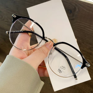CHARMRAY TR90 Anti Radiation Eyeglasses for Women Men Round Frame Replaceable Lenses