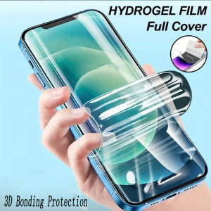 ฟิล์มไฮโดรเจล Realme 15 Realme ปกป้องหน้าจอสำหรับใส2in1ฟิล์มไฮโดรเจลและฟิล์มไฮโดรเจลฟิล์มเลนส์ปกป้องเต็มรูปแบบป้องกันรอยขีดข่วนความไวสูงนุ่ม