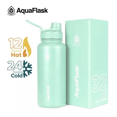 AQUAFLASK (32oz) Wide Mouth w/ Spout Lid - V2