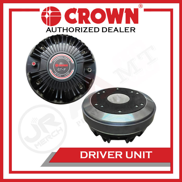 Crown CT-7 Bolt-On ohms 600 watts Compression Driver Unit