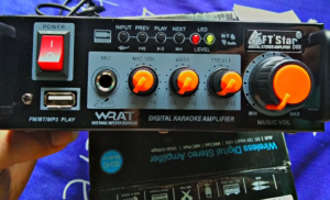 FT Star Wireless Digital Stereo Amplifier DC 12V Input (D05) with FM and Bluetooth