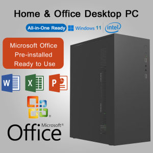 Intel Core i5 6th gen Quad-Core Desktop PC Tower win11| 8GB RAM 256GB SSD Fast for Daily Tasks | Compact Design Saves Space