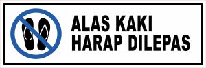 Sticker Stiker Petunjuk Warning Pengumuman ada orang ambil disini awas lantai licin awas kepala N1