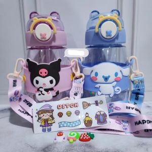 Botol Minum Sedotan Tali 650ml/BOTOL MINUM KARAKTER 130-3