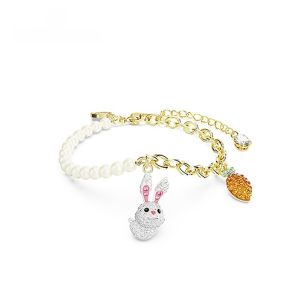 87s Swarovski Bracelets ZODIAC RABBIT Womens Bracelets Crystal Bracelets Womens Beaded Bracelets Pearl Jewelry Bracelets Adjustable Silver Bracelets Charm Bracelets Crystal Bracelets RABBIT