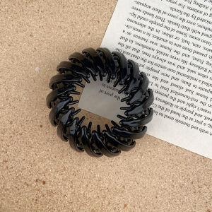 Zy Fashion Disk Hair Bird Nest Hair Clip for Women Ponytail Buckle Velvet hair Claw Fashion Girls ball head Hair Clamp