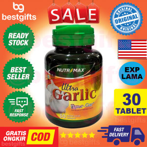NUTRIMAX ULTRA GARLIC 2000 MG BAWANG PUTIH OBAT VITAMIN HERBAL PENURUN DARAH TINGGI RADANG 30 TABLET