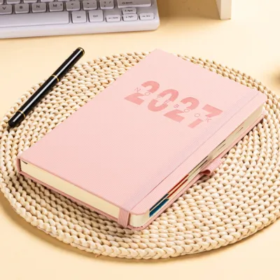 【COD&Fast Delivery】365 Days 2027 Planner with Monthly Weekly Plan Pages A5 Agenda Book Multi-Purpose Efficiency Journal Students