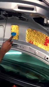 🛼 2 in 1 Soundproof Roller 2 Way Tinted Roller Gear Type Pressing Wheel Car Door Span Kalis Bunyi 5cm Width DIY 1pc/set