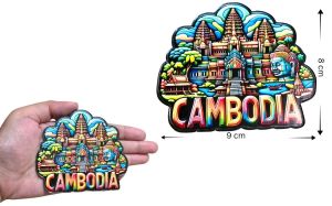 Cambodia Souvenir Ref Magnet – Fridge Magnet | Pasalubong Gift