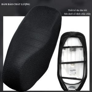 BỌC TRÙM YÊN XE MÁY JARVAN | LƯỚI TỔ ONG 3D ÊM ÁI CHỐNG NÓNG CHỐNG TRƯỢT AN TOÀN CHO NGƯỜI NGỒI SAU