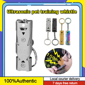 Bird Whistle Copper Ultrasonic Whistle for Training Parrot Cockatiel Lovebird Pigeon Dog