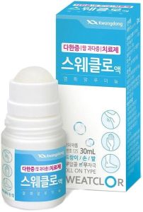 Lăn khử mùi ngăn tiết mồ hôi mờ thâm Kwangdong Sweatclor 30ml