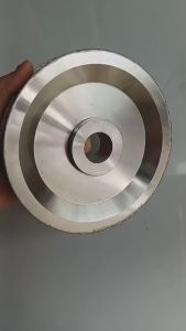 Cornerr 150mm Diamond Grinding Wheel Disc Round Bead Groove Surface Shaping Machine for Jade Agate Water Mill Forming Wheel Polishing N7Y3P