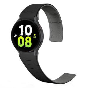 CRESTED Magnetic Silicone Strap for Samsung Galaxy Watch 7/6/5/4 40/44mm 5 Pro 45mm & Classic 43/47mm 20mm No Gaps Fit