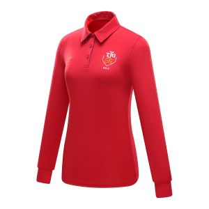 Golf Shirt for Ladie Tennis Wear Clothing Spring Autumn Women Polo Long Sleeved T-shirt Sports Competition Korean Top Blouses