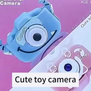 JCK KIDDMEE Kids Camera 1080P HD Dual Cute Cat Child Digital Silicone Cover Portable Video Camera Toy Gifts with 32GB TF Card