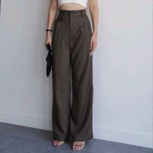 ORO PANTS Highwaist Loose Pants Trousers - Celana Anti Kusut