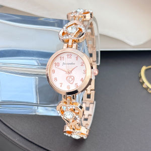 Brand Women Watches Fashion 2024 New Design Light Luxury Ladies Watch Steel Band Golden Silver No Tarnish Wrist Watch For Women